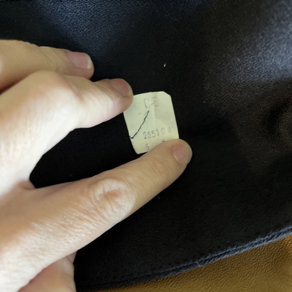 VTG Christian Dior Double-Breasted Blazer Navy Blue Wool Rayon 80s 90s Size 6 - Picture 10 of 10